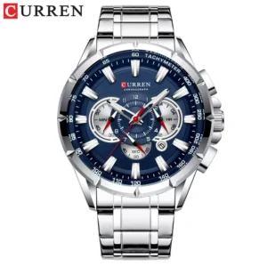 Curren 8363 Silver Blue