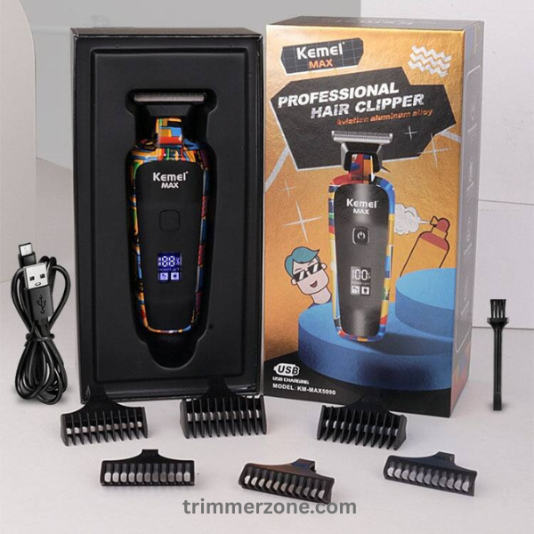Kemei KM-MAX 5090 Professional Hair and Beard Trimmer - Image 3