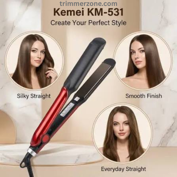 Kemei KM-531 Professional Hair Straightener - Image 3